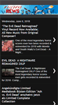 Mobile Screenshot of evildeadnews.com